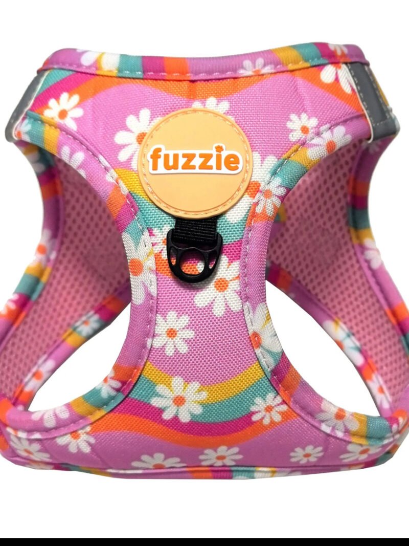 Fuzzie - Step In Harness- Groovy Daisy - Extra Large (XL)