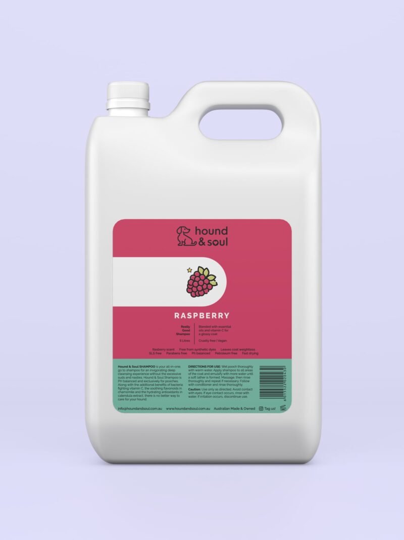 Hound And Soul Raspberry Shampoo 5LT