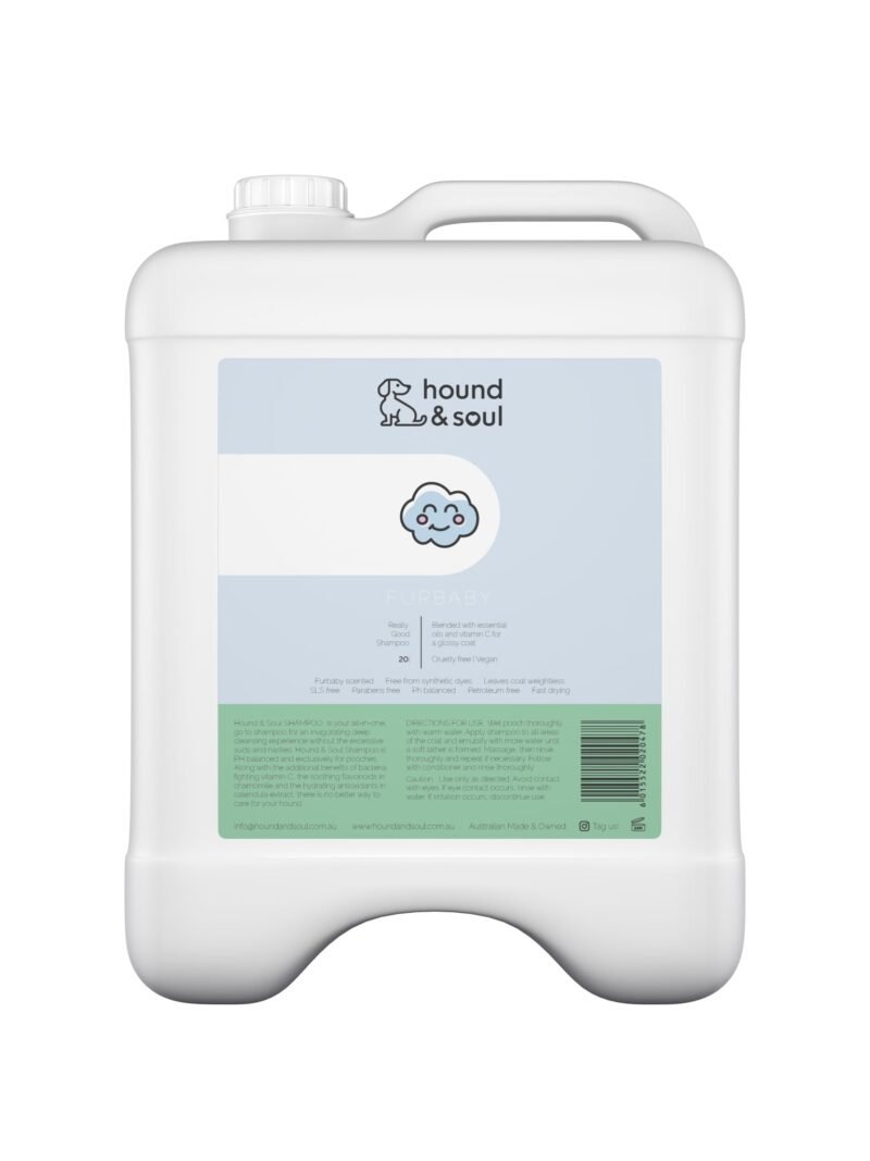 Hound and soul shampoo 20lt Salon Saver, Furbaby