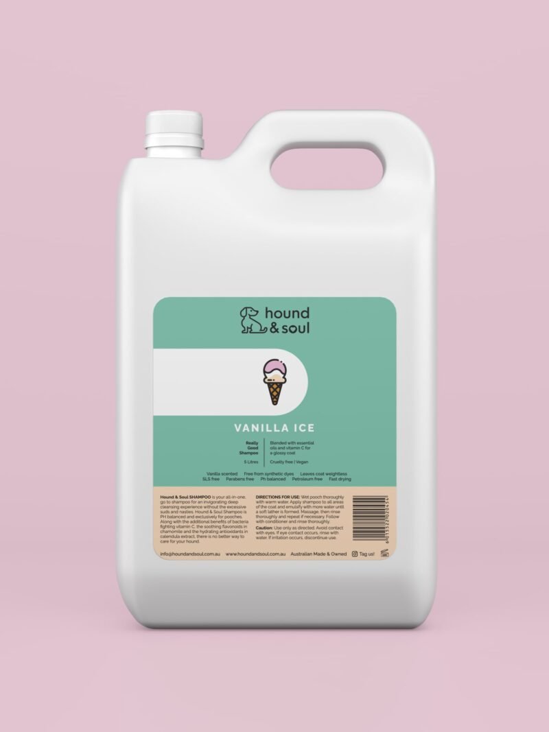 Hound And Soul Vanilla Shampoo 5LT