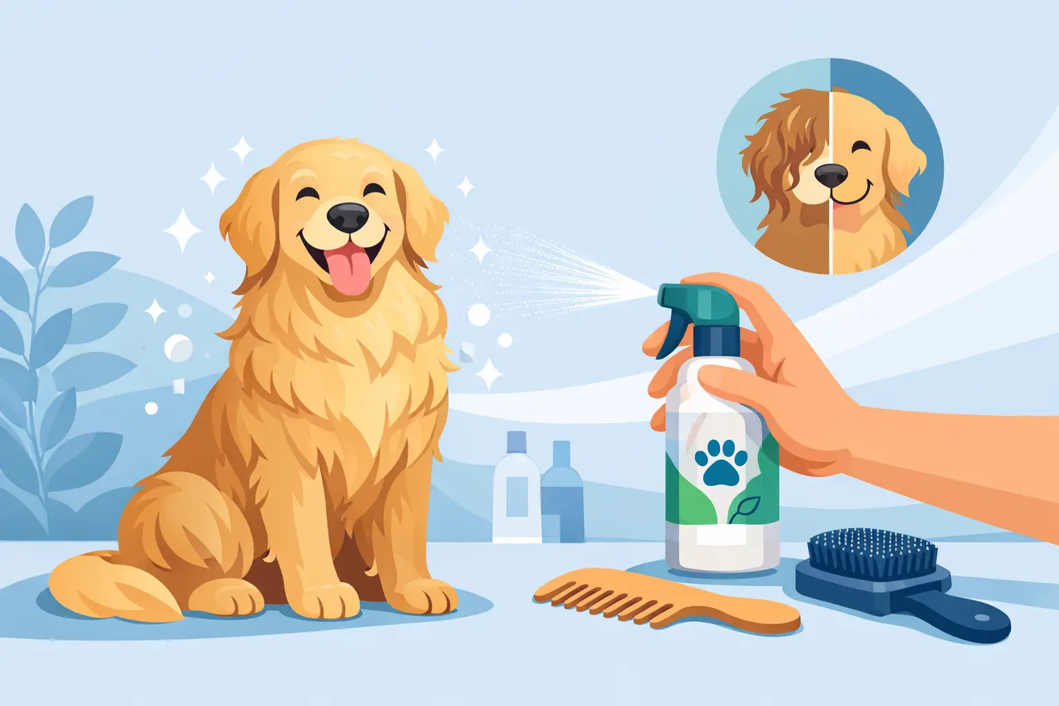 Dog Coat Detangling Spray That Actually Works