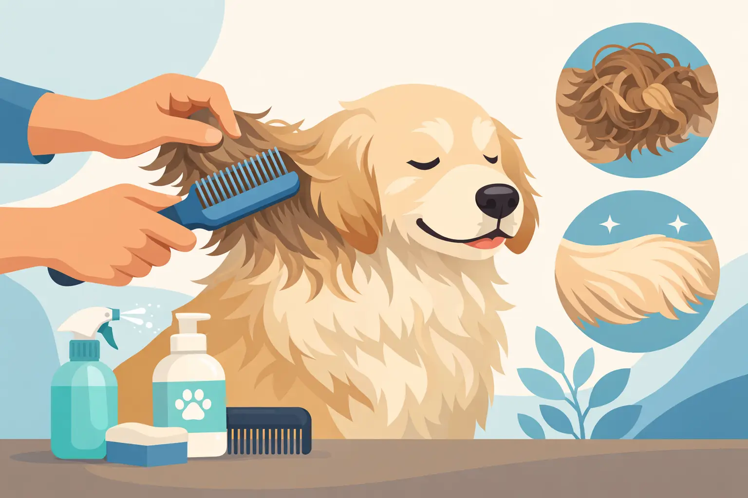 How to Detangle Matted Dog Fur Safely