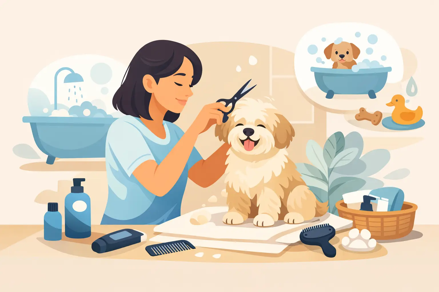 How to Groom Dogs at Home Without the Drama