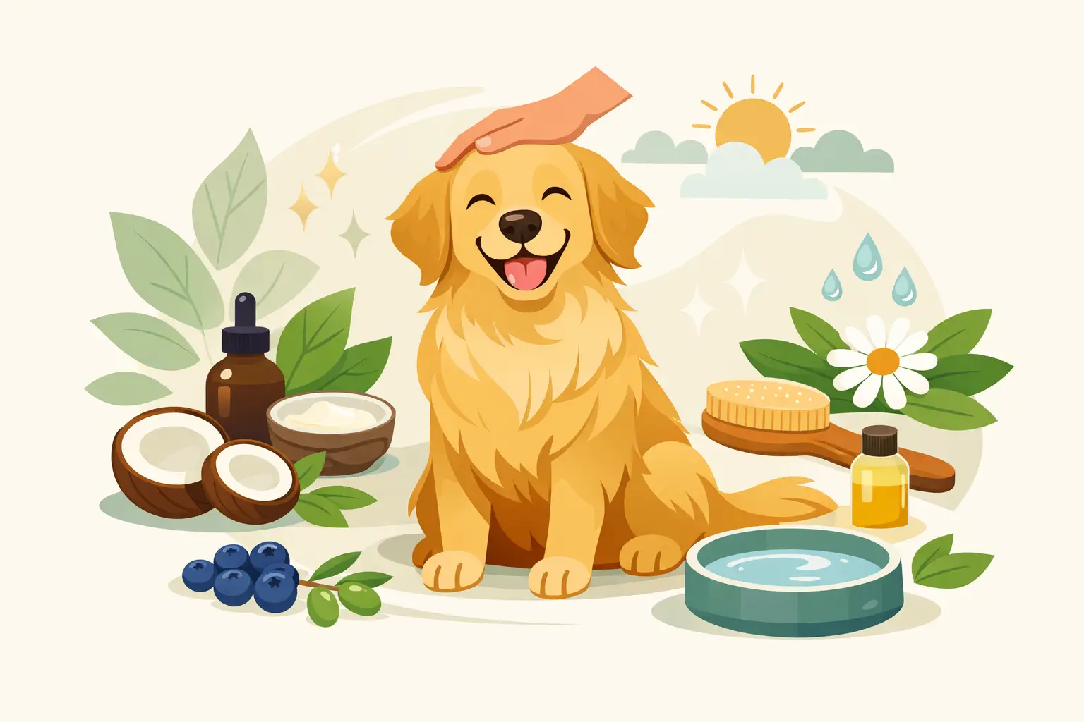 How to Soften a Dogs Coat Naturally