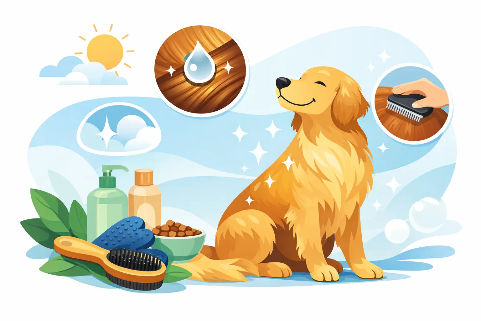 A Guide to Dog Coat Care for Softer, Shinier Fur